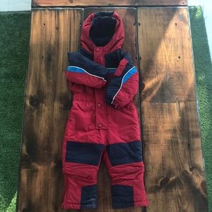 LL Bean Toddler Cold Buster Snowsuit 2T